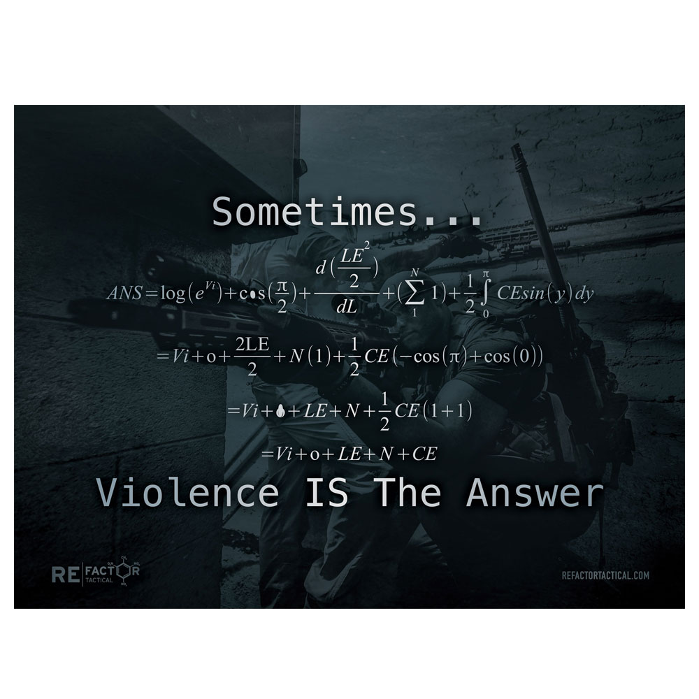 [포스터]Violence is the answer