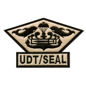 UDT/SEAL CHEST MEDAL_UDT/SEAL 흉장_TAN/BLACK_자수패치_/No.0918