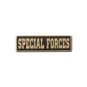 SPECIAL FORCES_타이포2_TAN_각인패치_/No.0934