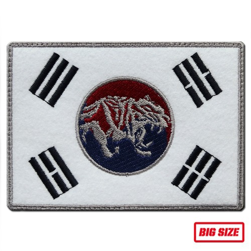 슈퍼빅태극기_707백호_화이트_Super BIg Korea Flag_NO.1177